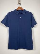 Cat  Jack Boys Navy Blue Short Sleeve Polo Shirt School Uniform Size XL 14