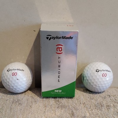NEU IM KARTON Taylor Made Project (a) Golfbälle weiß 2 in einer Packung 