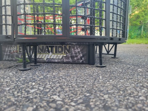 WWE ELIMINATION CHAMBER 2010 HASBRO PLAYSET RING - Picture 8 of 20