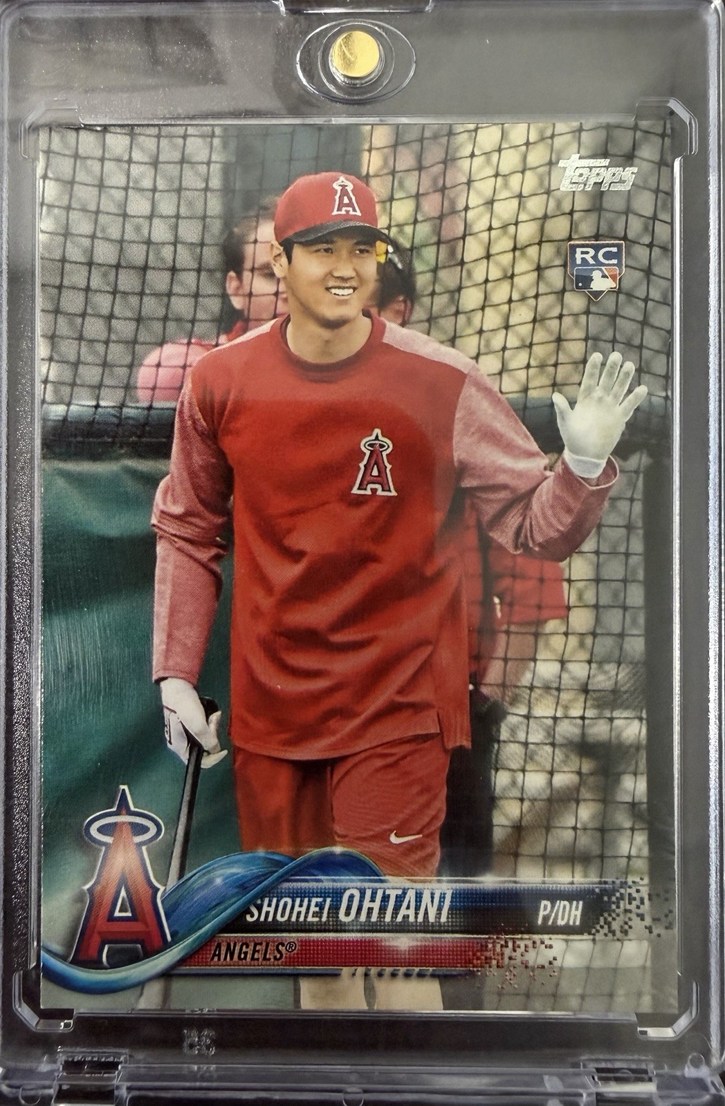 2018 Topps - Photo Variation Shohei Ohtani #700 In Batting Cage (RC) Rookie