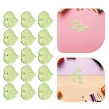 Reusable Acrylic Leaf-Shaped Pendants Green Jewelry DIY Charms for Bracelets
