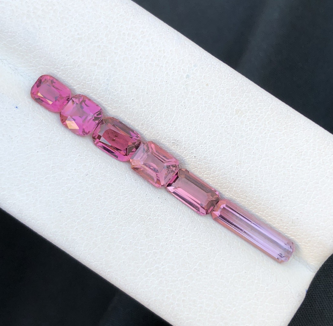 5 Carat Heated Rubelite Tourmaline Gemstone Lot  From Afghanistan