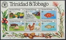 [G90.053] Trynidad i Tobago : Dzień Żywności - Dobry bardzo drobny arkusz MNH