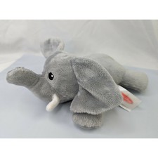 Melissa Doug Elephant Plush Gray 10 Inch Long Stuffed Animal Toy