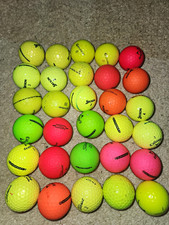 30 Mixed Brand Coloured Golf Balls - Srixon Callaway TaylorMade supersoft
