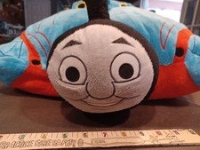 2011 Thomas the Tank Engine Pillow Pets 15" x 18" Plush Clean Smoke Free Home