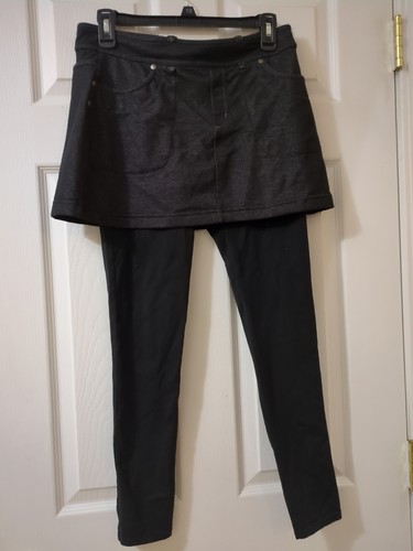 Athleta Bettona schwarze 2-in-1 Leggings mit Rock Größe S Einteiler - Bild 1 von 5