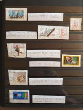 8 Briefmarken Michel-Nr Nummern 1721 1676 1498 1764 1833 1383 1733 Konvolut Set