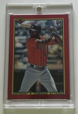 2020 Bowman Yordan Alvarez Rookie 5/5 Red Refractor 1990 Bowman #90B-YA MINT RC