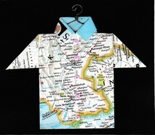 Origami Map Shirt Pakistan, Karachi, Hyderabad, Sukkur, Rahimyar Khan, Nawabshah