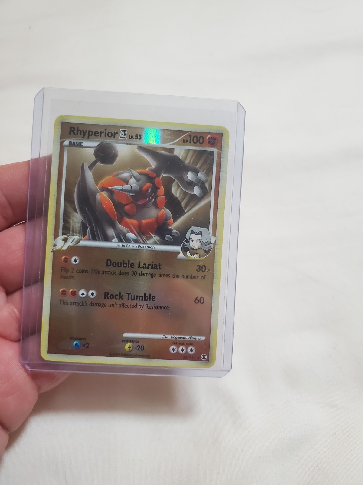 LP Rhyperior Reverse Holo 32/111 Pokemon Rising Rivals