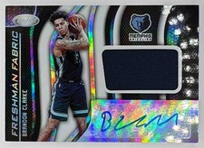 2019 Panini Certified Brandon Clarke #FF-BC Freshman Fabric Signatures Auto RC