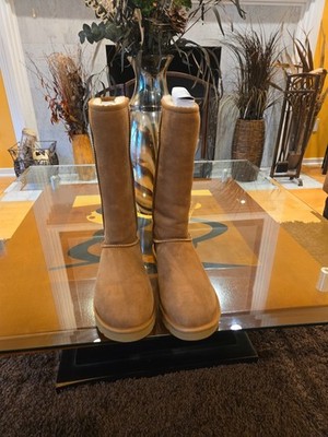 UGG Classic Tall II 2.0 Chestnut Water-resistant Suede Boots 