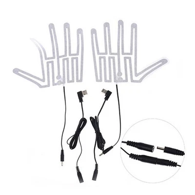 Electric Heating Pad Carbon Fiber 5V Five-Finger Gloves Heating Pad Insulat S3G6