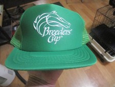 Vintage Breeders Cup Foam Front 5 Panel Snap Back SPEX Truckers Baseball Cap Hat