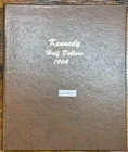 Complete Kennedy Half Dollars Set of 116 AU/BU Coins 1964-2025 DANSCO ALBUM