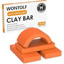 Premium Grade Car Clay Bar Kit 4x100g, No Scratch Magic Clay Bars for Auto Detai