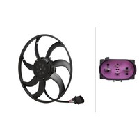 LüFter MotorküHlung 12 V 425 W 4-Polig Hella FüR U.A. Audi A3
