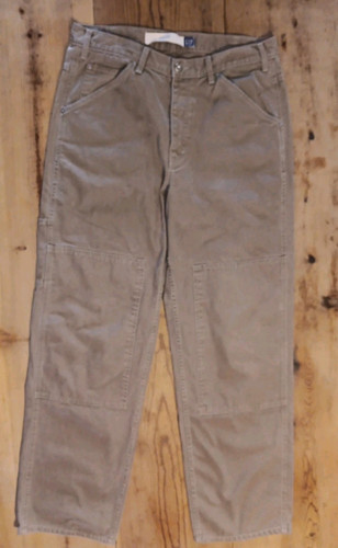 Vtg GAP Miner Jeans Pants Mens 35x34 Double Knee Button Fly Canvas Punk Skater - Afbeelding 1 van 8