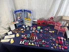 Huge Vintage Barbie Accessory Lot – Café Playset, Furniture, Shoes, Bags