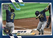 2021 Topps #7 Dab on 'Em Royal Blue