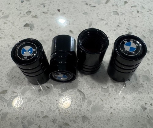 4pcs BMW Car Hex Tire Air Valve Stem Caps - Stem Dust Cover - Black - - Picture 4 of 4