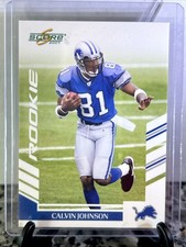2007 Score Rookie Card Calvin Johnson #351 HOF Detroit Lions RC Megatron. rookie card picture