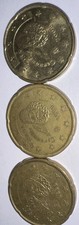 3 EUROPEAN UNION (SPAIN) 🇪🇺 / 🇪🇦 TWENTY (20) EURO CENTS COINS