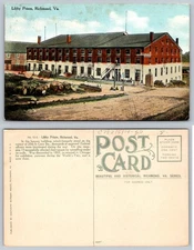 Libby Prison Richmond Va Postcard