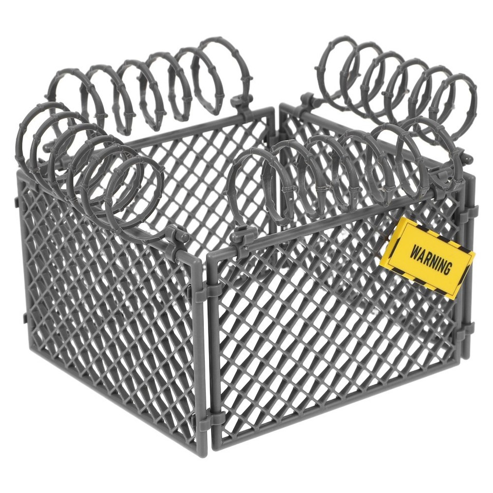 Miniature Farm Animal Fence Scene Accessories Building Blocks Abs ...