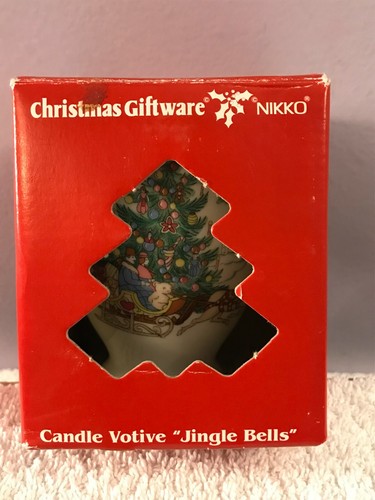 Nikko Weihnachtskerzenhalter Windlicht Jingle Bells MAX5442 - Bild 7 von 7