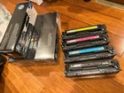 Set of 8 (4 new, 4 used) Hp Laserjet 125A Genuine Oem Laser Toner Cartridges