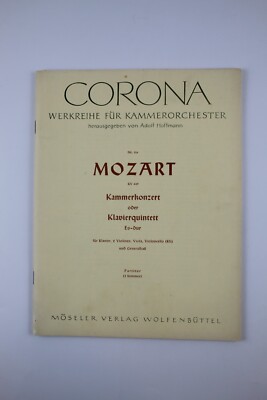 Mozart Kammerkonzert oder Klavierquintett Es-dur Möseler Verlag Wolfenbüttel