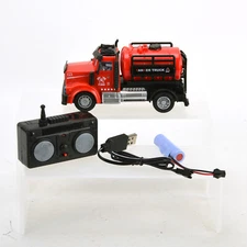 Remote Control Cars Truck RC Toy Fire Tank Mini Car 1:64 Rechargeable Kids Gift