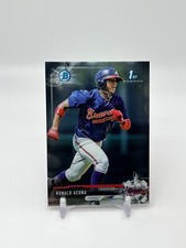2017 Bowman Chrome Ronald Acuna Jr 1st Bowman #BCP127 Atlanta Braves WC
