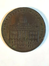 1837  HARD TIMES TOKEN  MERCHANTS EXCHANGE WALL ST. NEW YORK