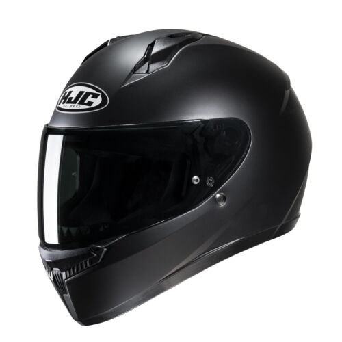 HJC C10 Matt Black Full Face Motorcycle Motorbike Helmet - ECE 22.06 - Picture 1 of 3