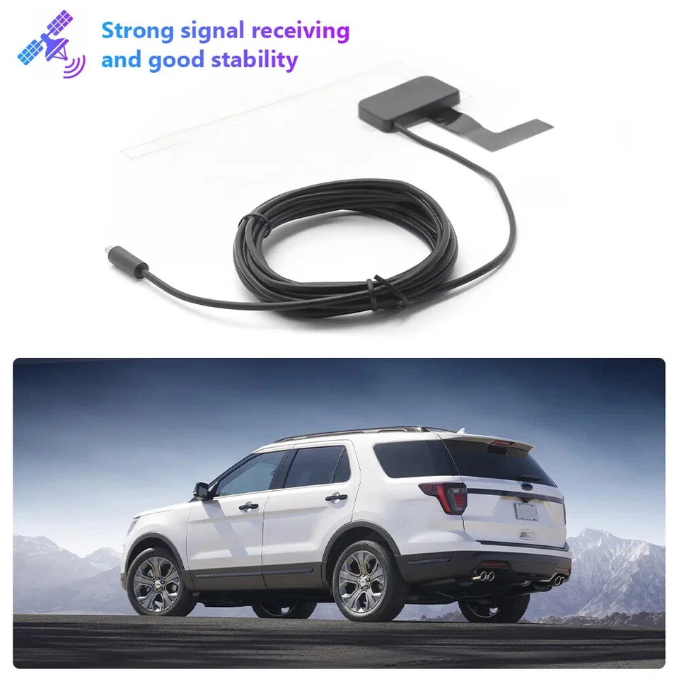 Scheibenantenne DAB+ Antenne Auto KFZ SMA Stecker Klebeantenne Fahrzeugantenne - Bild 2 von 4