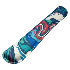Keyboard Wrist Pad Rest Support Memory Foam Ergonomic Liquid Blue Green Swirl