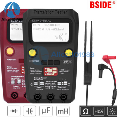 Multi-Purpose Transistor ESR SMD Tester LCD Smart Diode Capacity Resister Meter