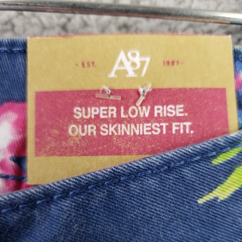 New Aeropostale Lola Super Low Rise Skinny Jegging Stretch Junior's Size 1/2R - Picture 3 of 18