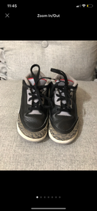 jordan 3 black cement toddler