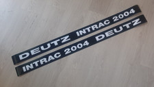 Deutz Traktor 2 x  Deutz Intrac 2004  Aufkleber Set Logo Sticker Label