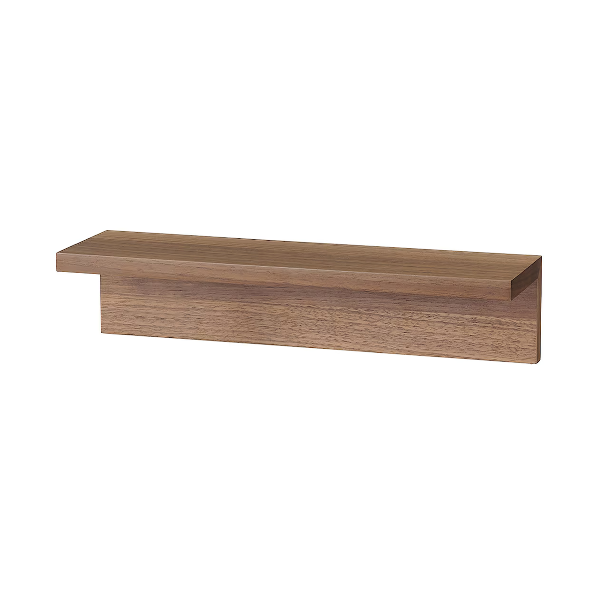 MUJI Wall-mounted furniture shelf, walnut veneer, 44cm | eBay UK
