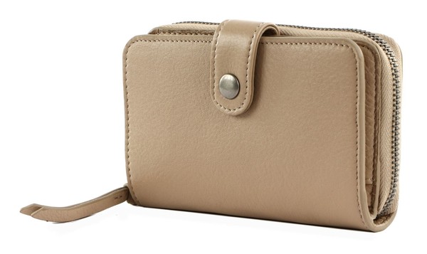 Fredsbruder Fosa Wallet GeldböRse Feather Grey Beige Neu-image