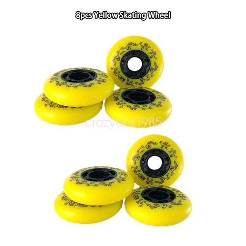76mm 90A Roller Inline Skate Wheels Replacement Inline Skating Sport Accessories - Picture 15 of 16
