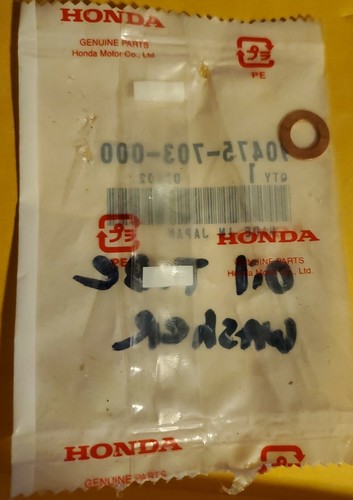 NOS Honda Washer C ATC350 TRX 250 300 350 CB NT XL XR NX 90475-703-000 NEW OEM - 第 2/3 張圖片