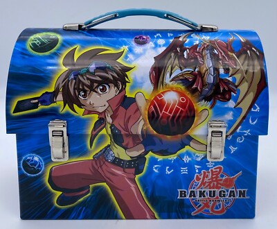 Tin Box Company 2009 Sega Bakugan Spin Master Battle Brawlers Tin Lunch Box CN