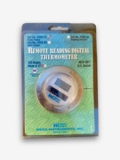 WEISS R20SD-FS Solar Remote Reading Digital Thermometer Front Flange LCD