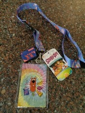 Scooby-Doo Snacks Lanyard 19" w/ Rubber Charm ID Badge Holder NEW Scooby Snacks
